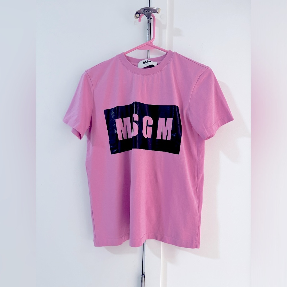 MSGM pink T shirt